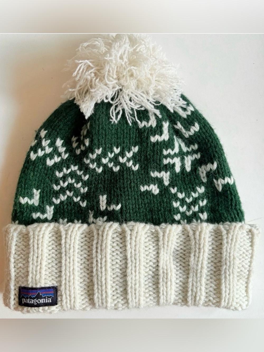 Patagonia Rounded Crown Cable Knit Wool/Nylon Beanie OS Gorpcore Skiwear